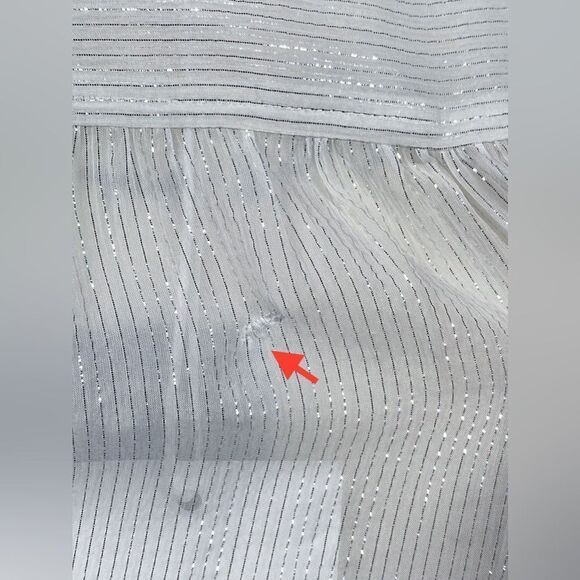 Frame Silk-Blend Long-Sleeve Blouse size S - Picture 11 of 16